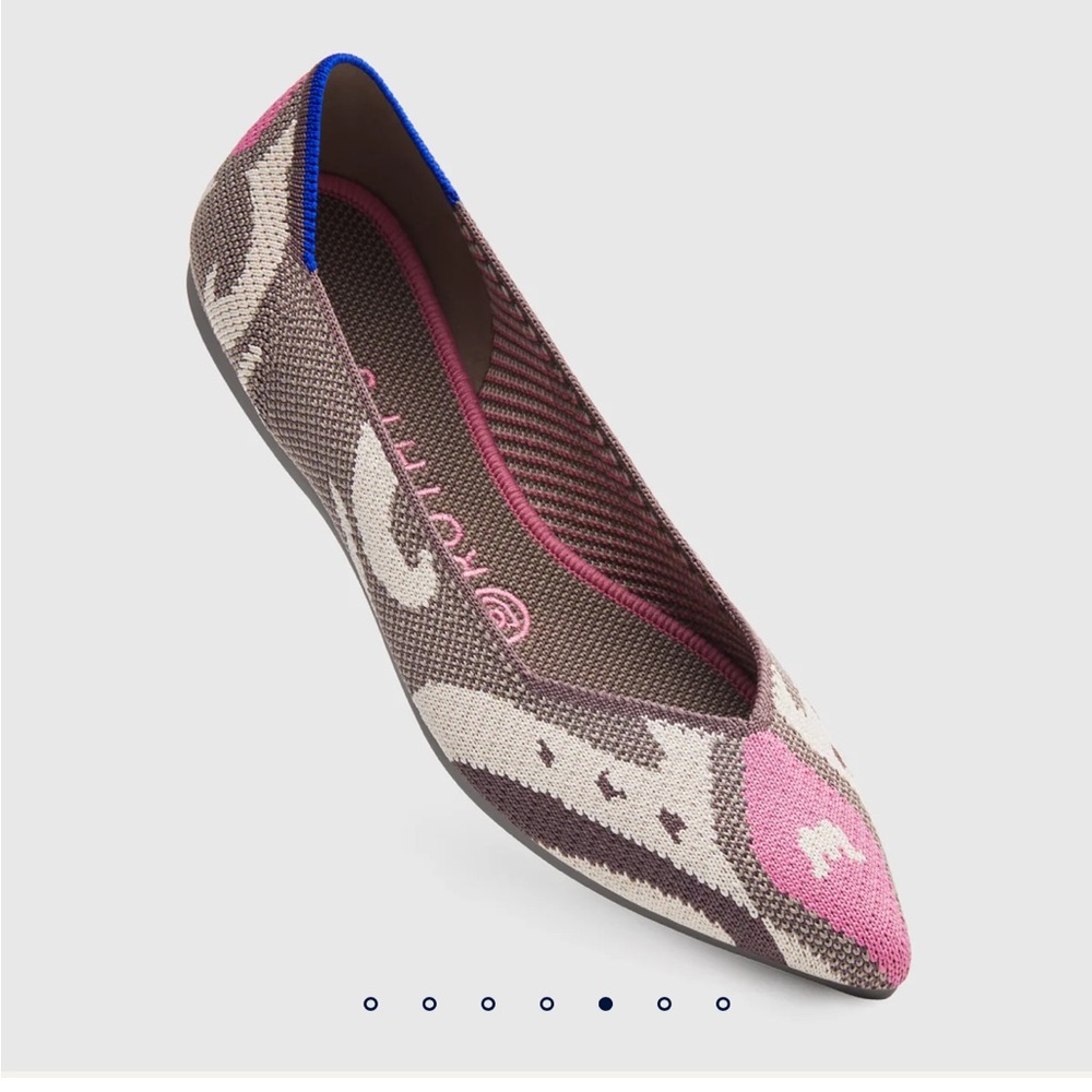 Rothy's Retired The Point Moroccan Rose RARE Limited Edition in a Women's size 9 - Picture 8 of 11